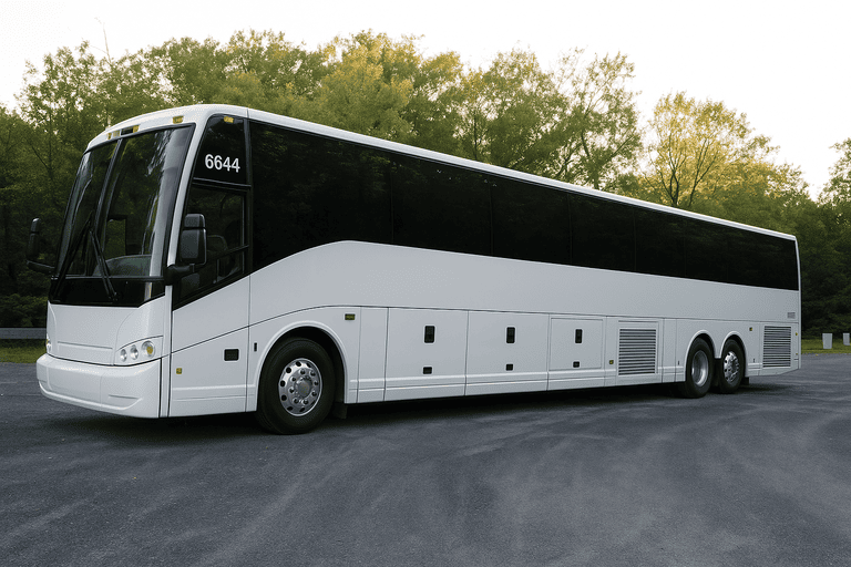 exterior of Centennial Coach Bus Service coach bus