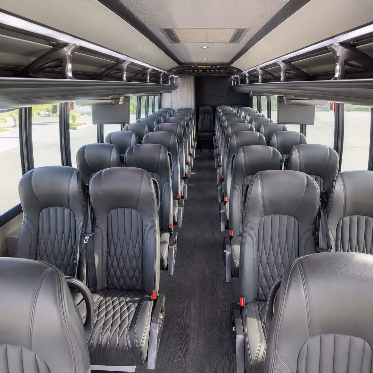 25 passenger minibus interior