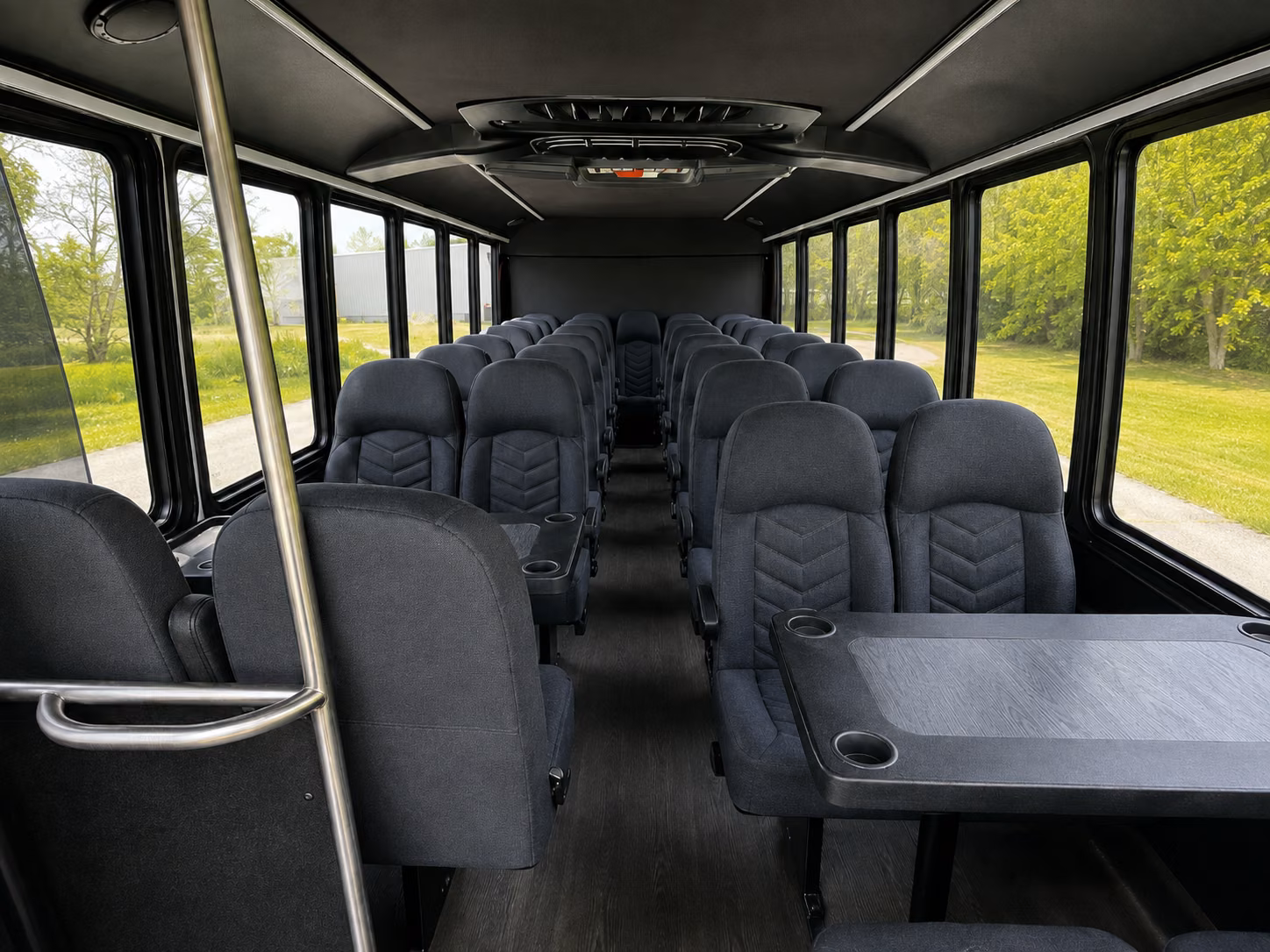 centennial 18 passenger minibus interior