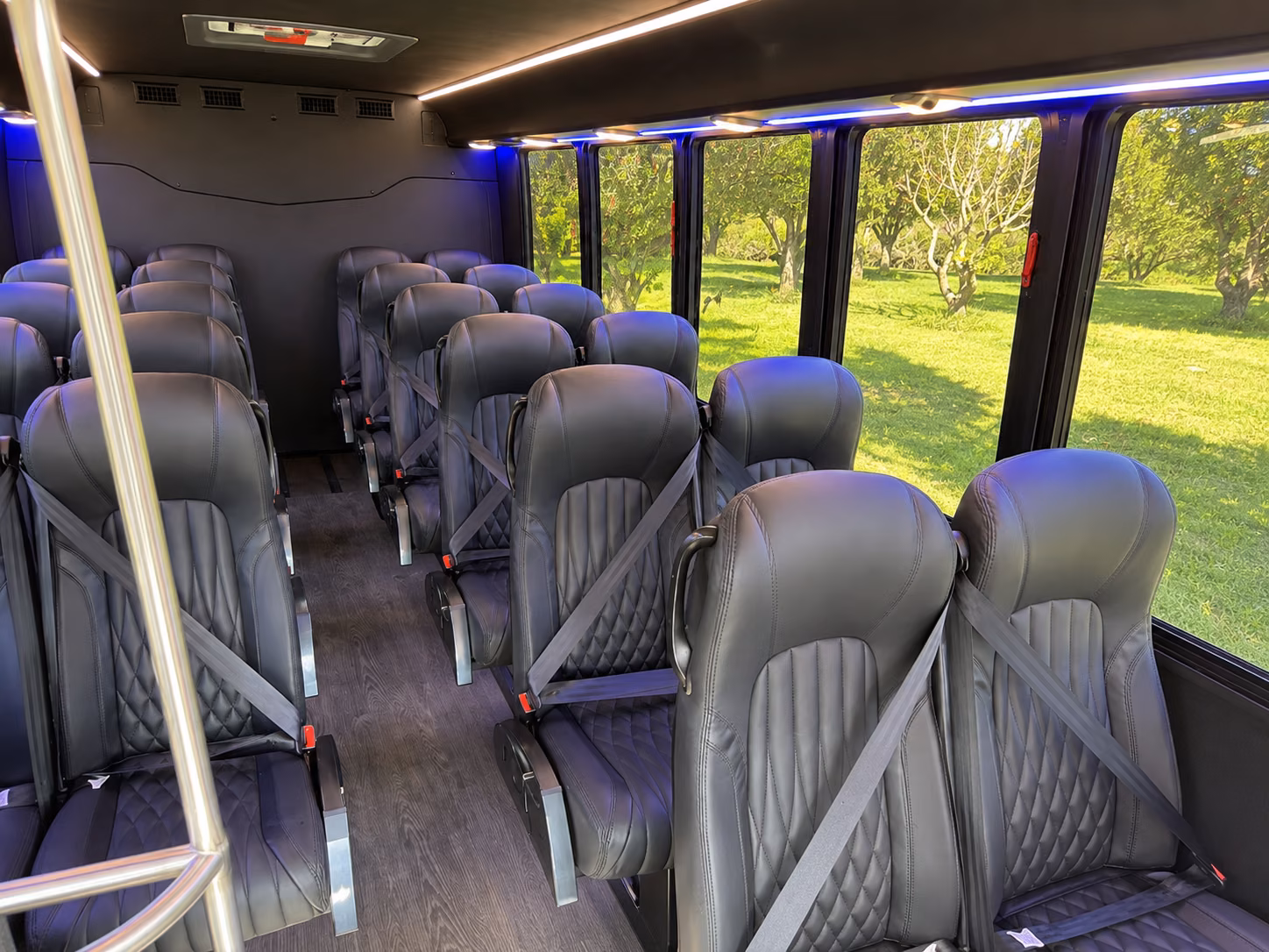 centennial 20 passenger minibus inside