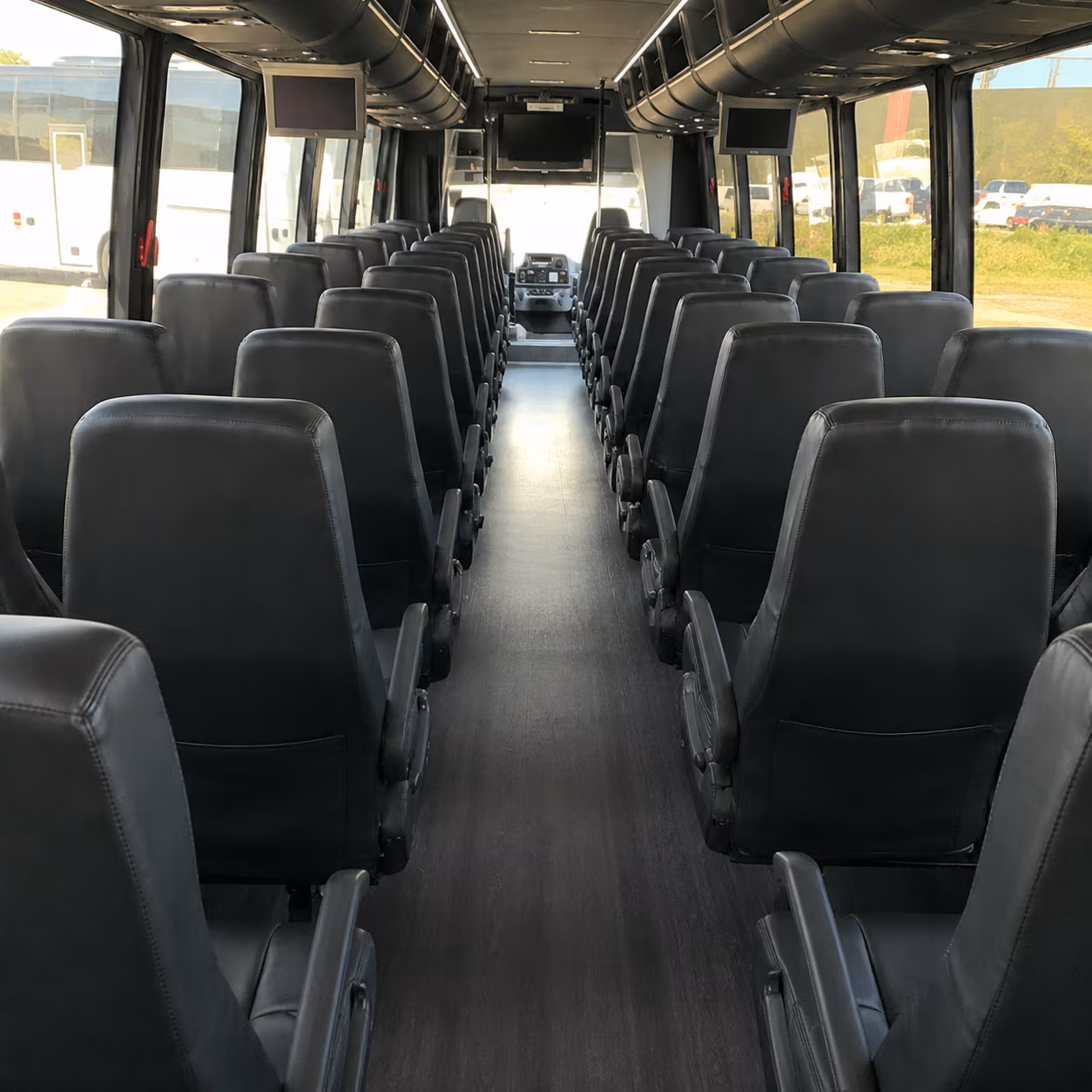centennial 25 passenger minibus inside