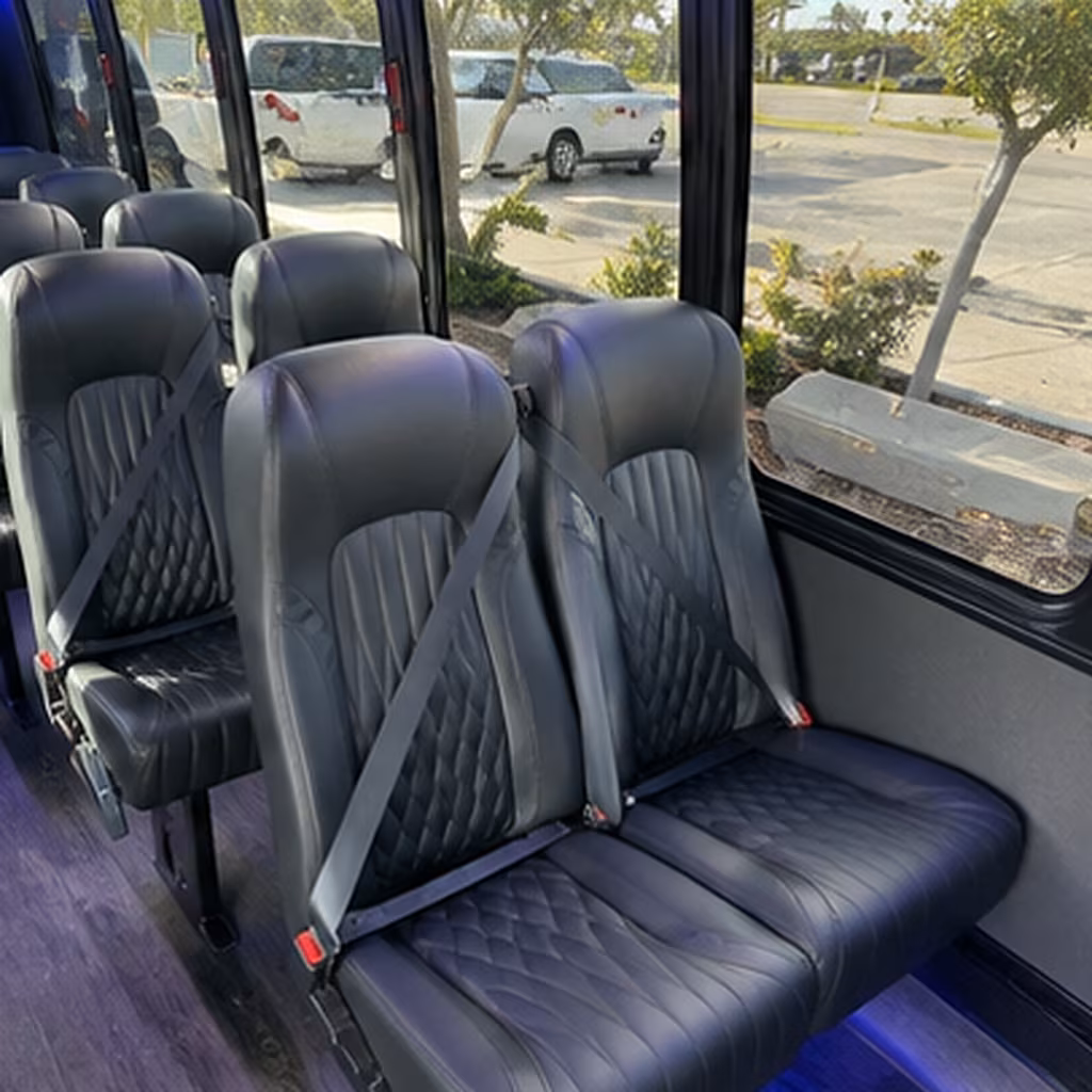 centennial 28 passenger minibus inside