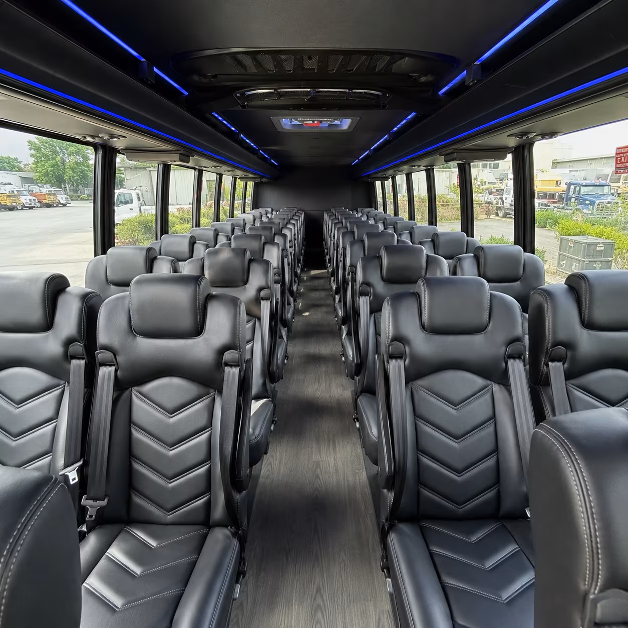 centennial 30 passenger minibus inside