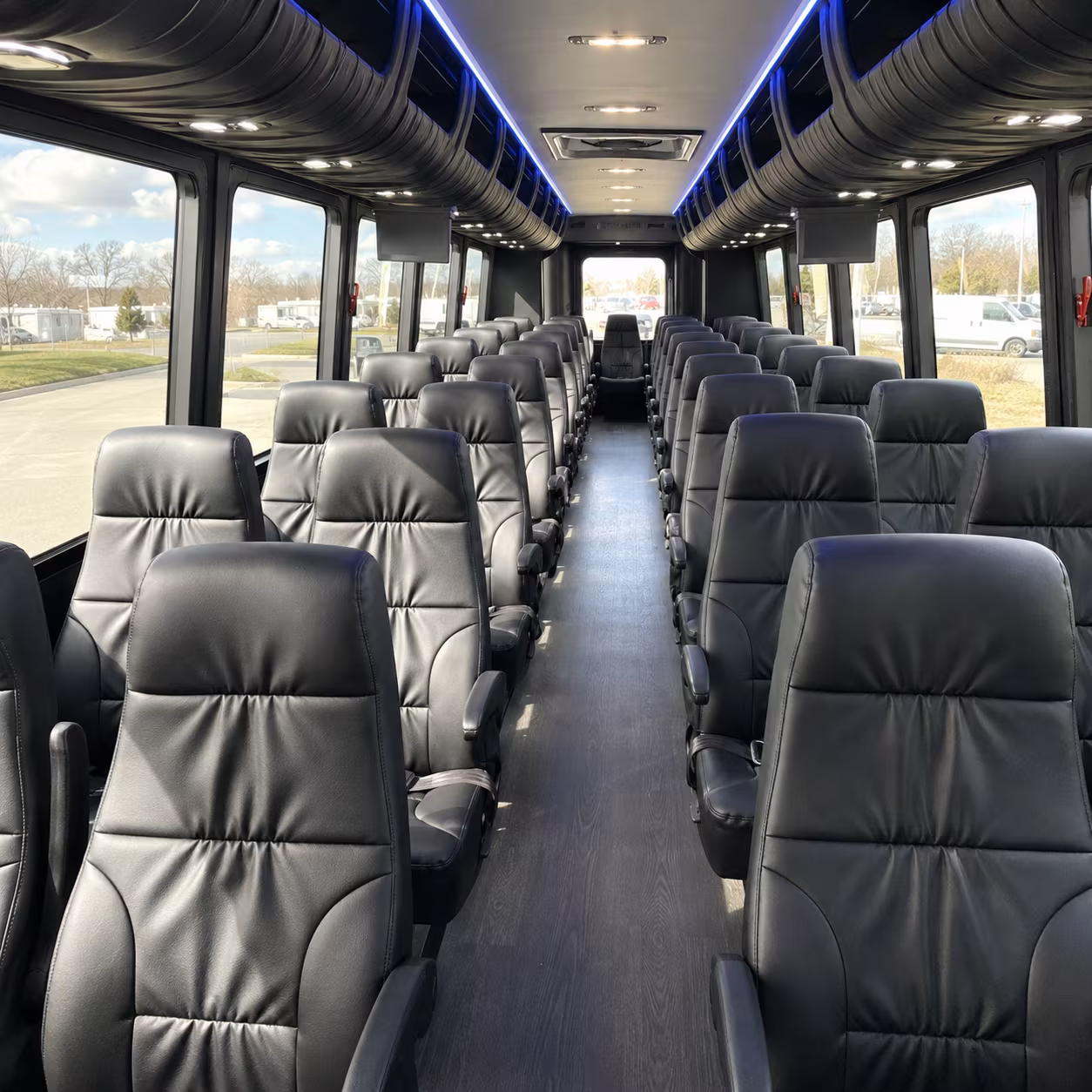 centennial 30 passenger minibus interior