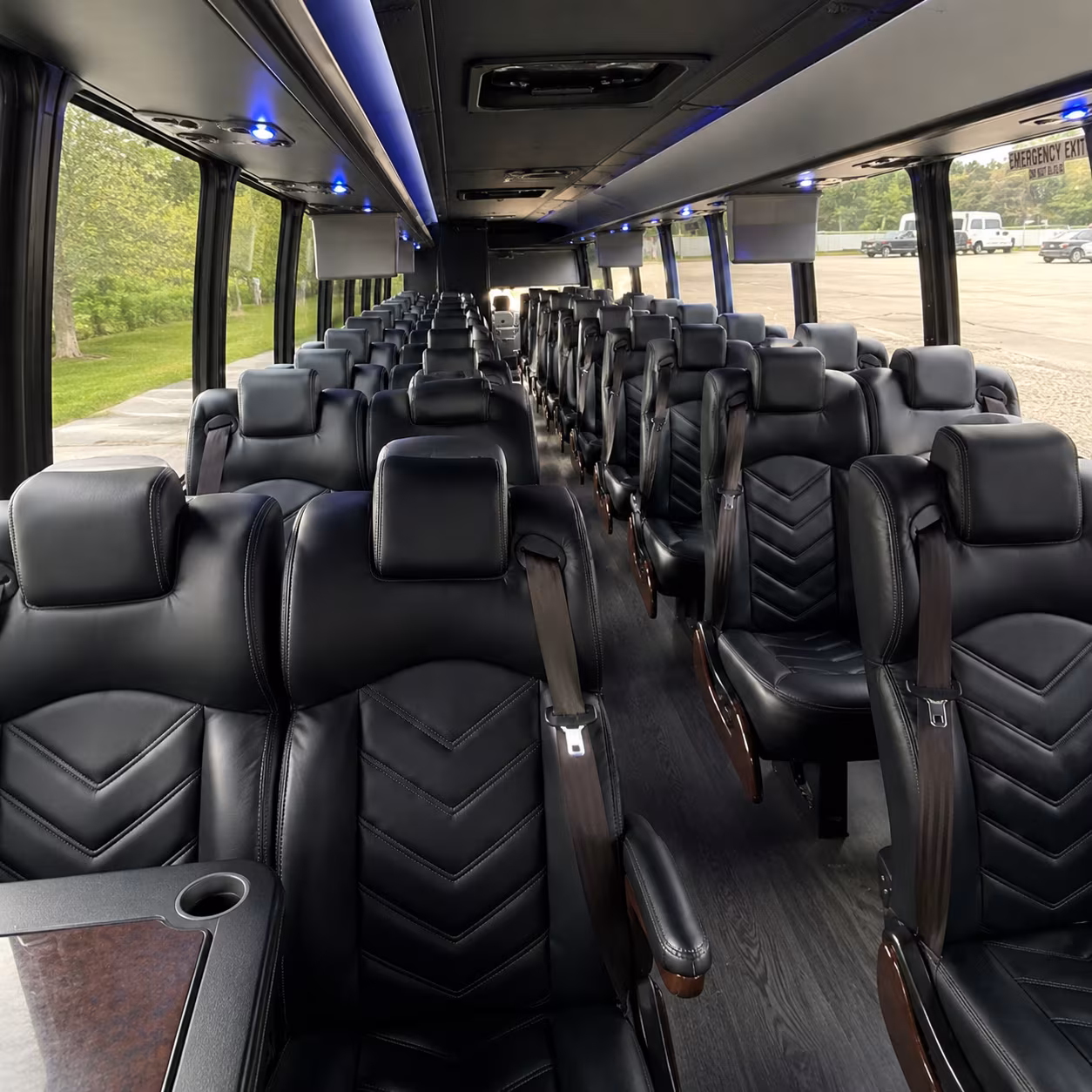 centennial 35 passenger minibus inside