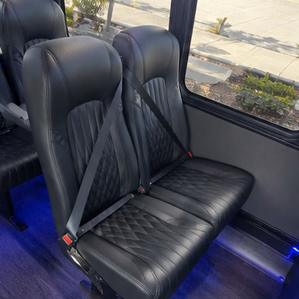 centennial 35 passenger minibus interior