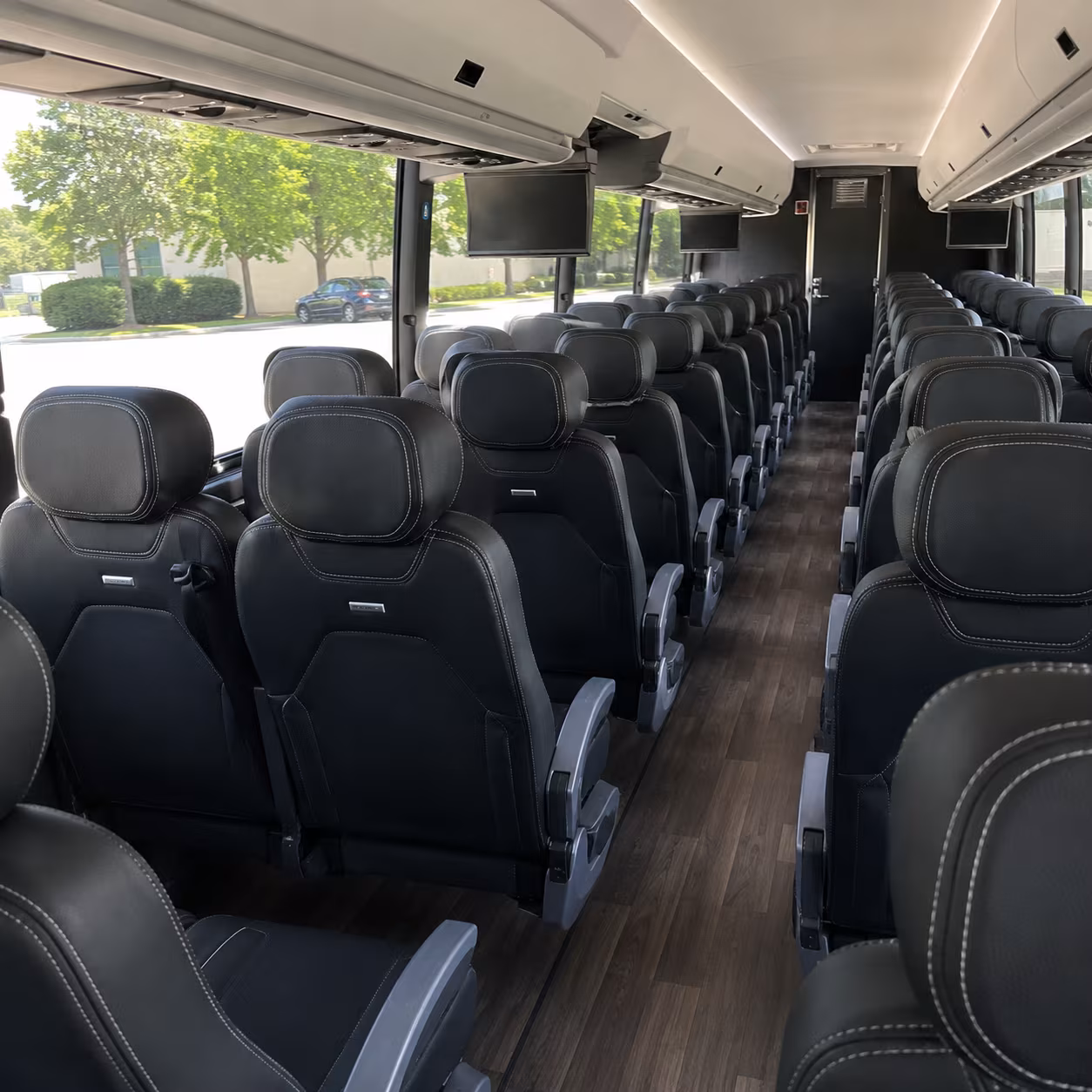 centennial charter bus inside