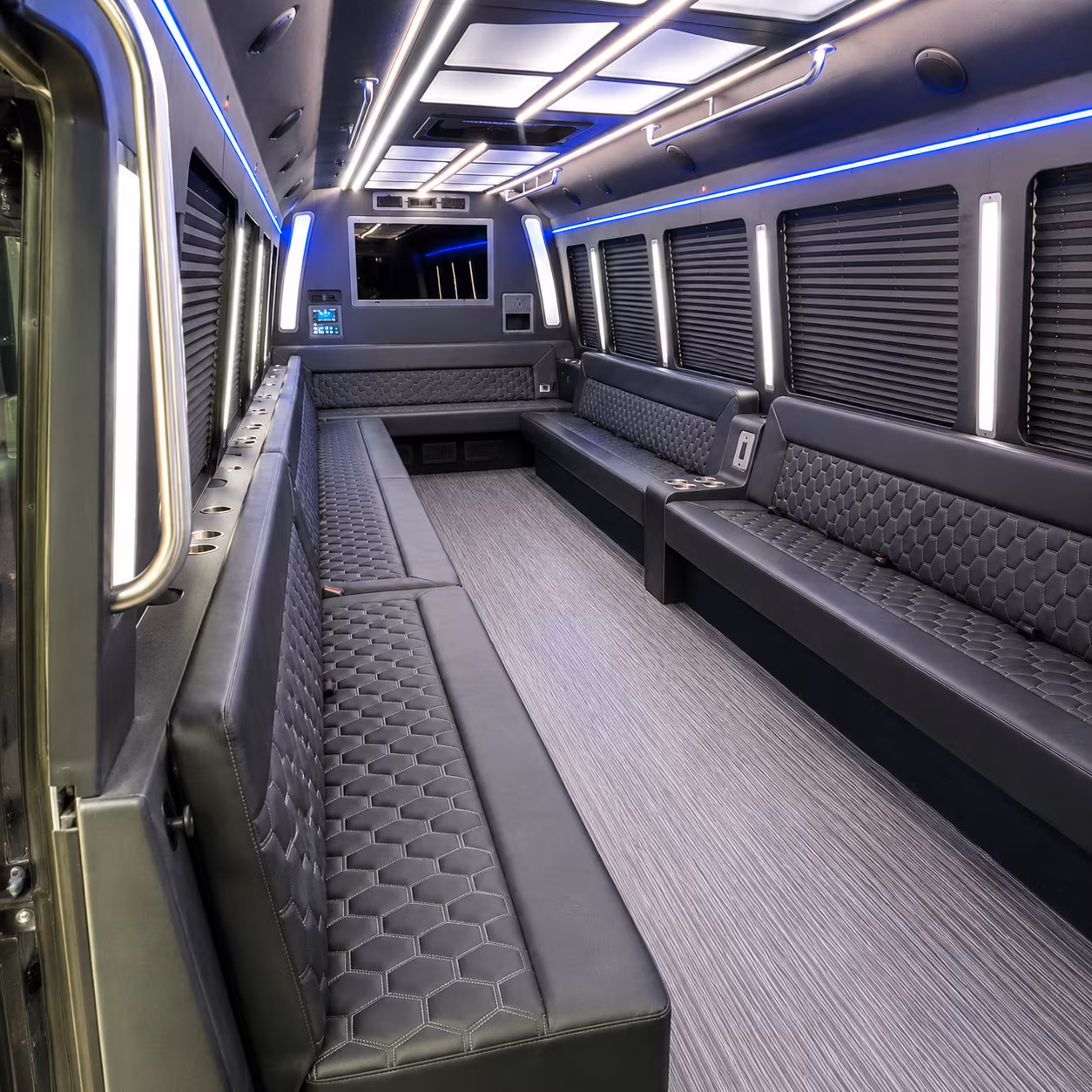 centennial party bus interior