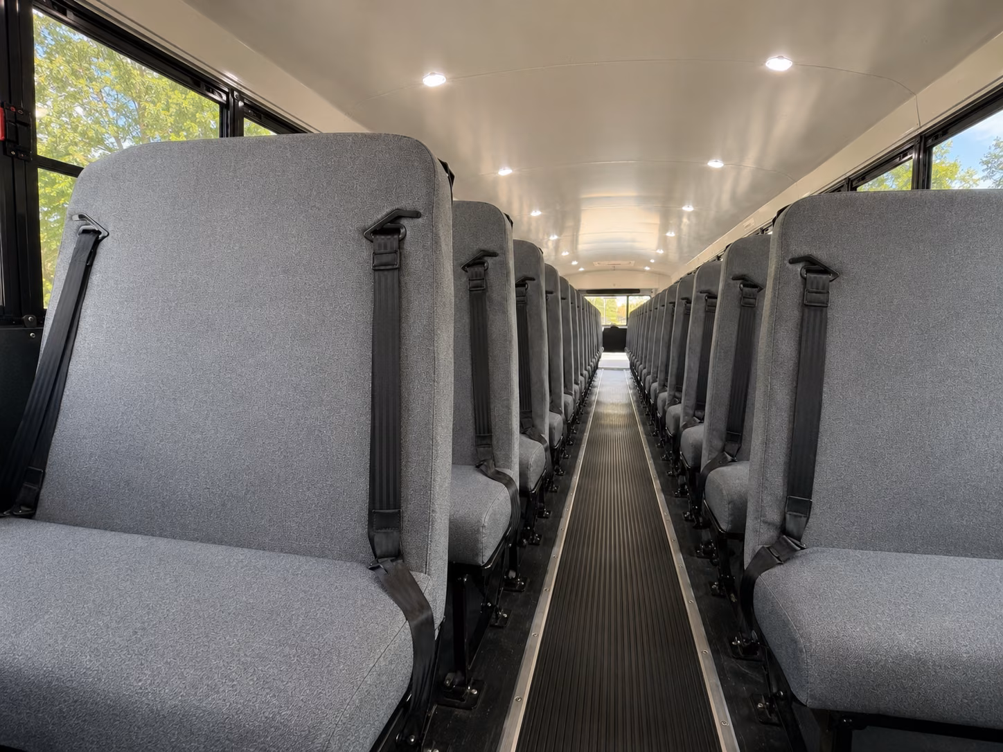 centennial school bus inside