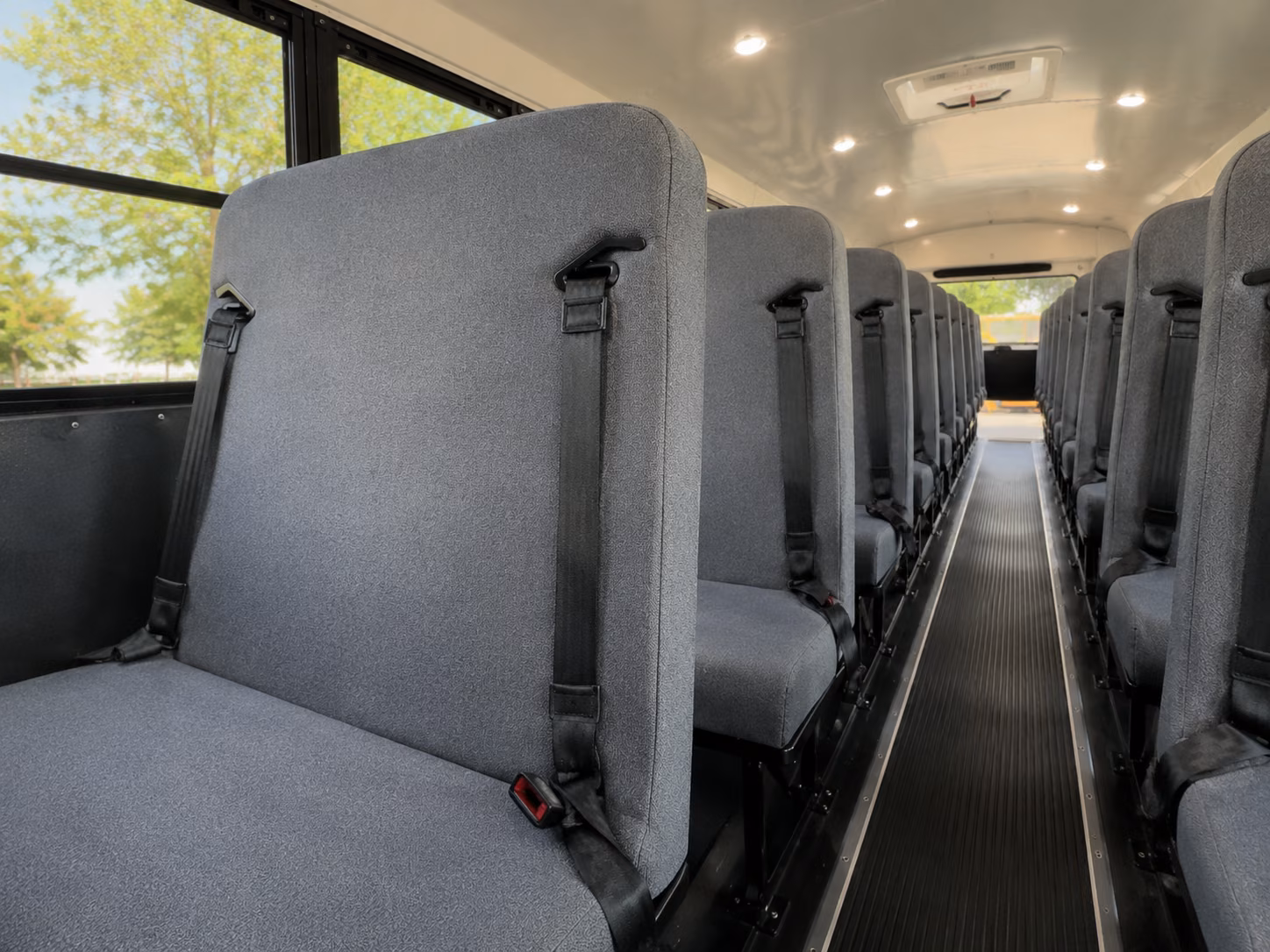 centennial school bus interior