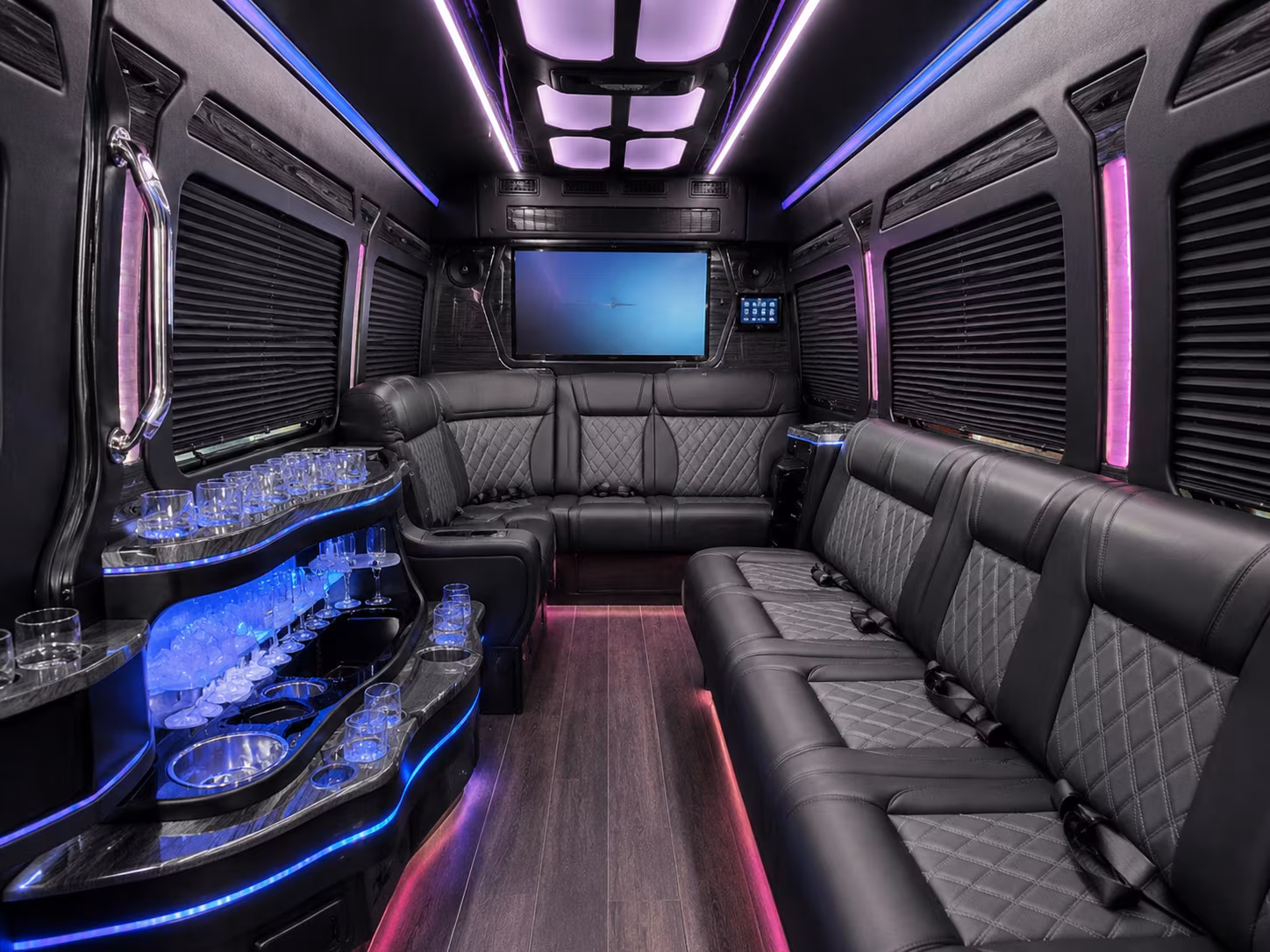 centennial sprinter limousine inside