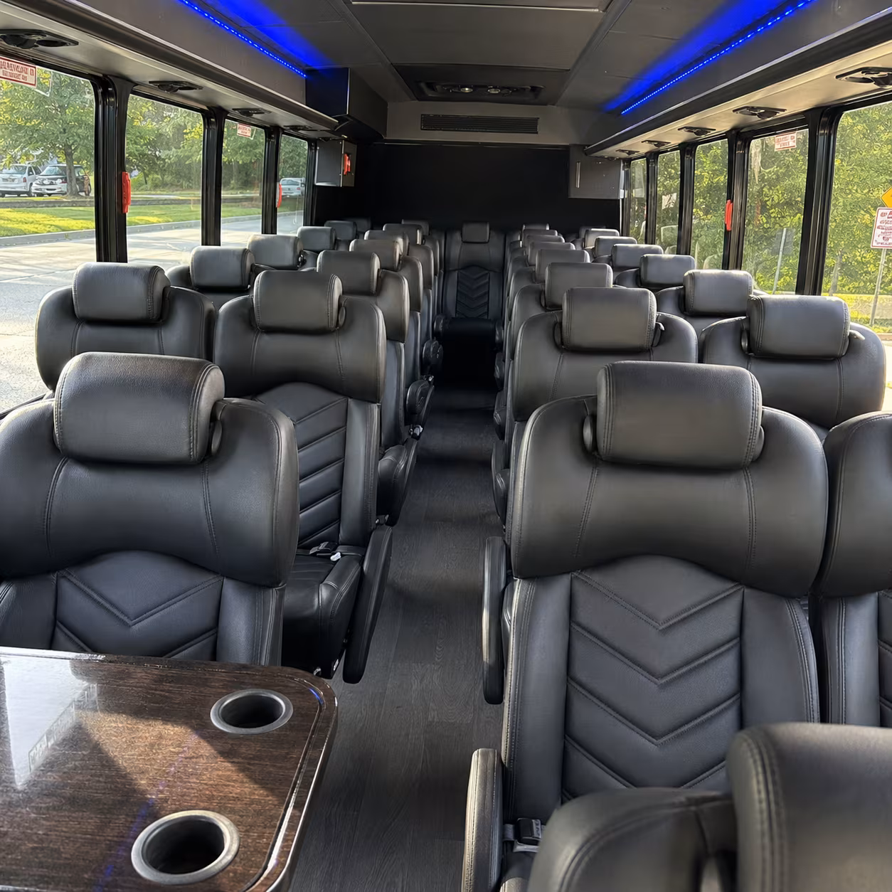 charter buses for large centennial wedding weekends