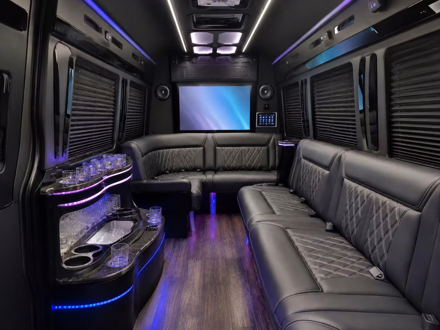 through a network of bus companies find the right bus for your centennial wedding reception shuttle